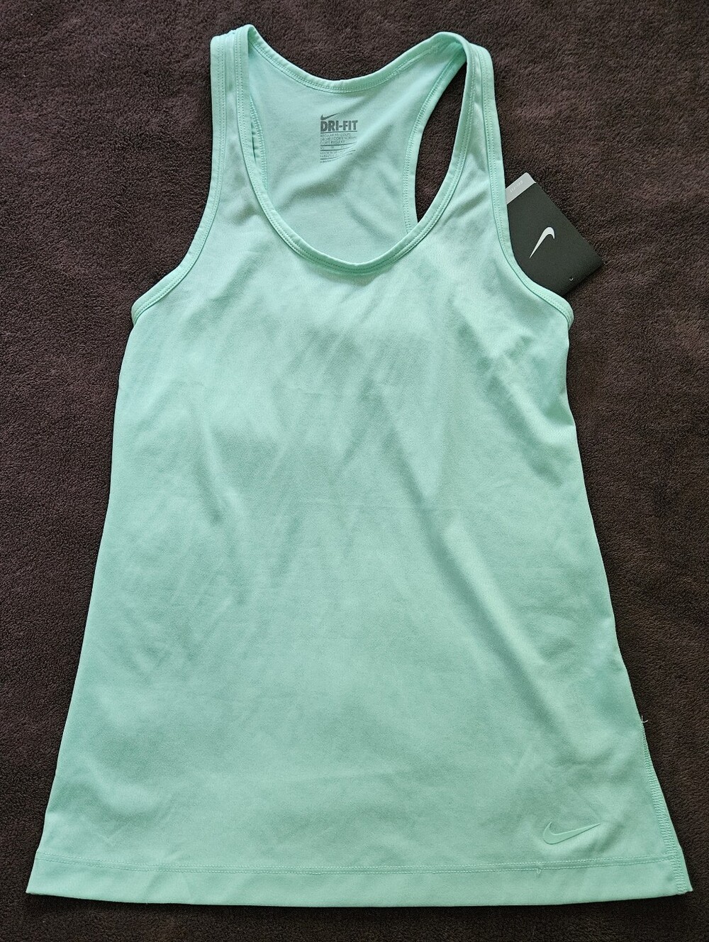 Nike Dri-Fit Regular Fit Mint Green Racerback Top XS - NWT